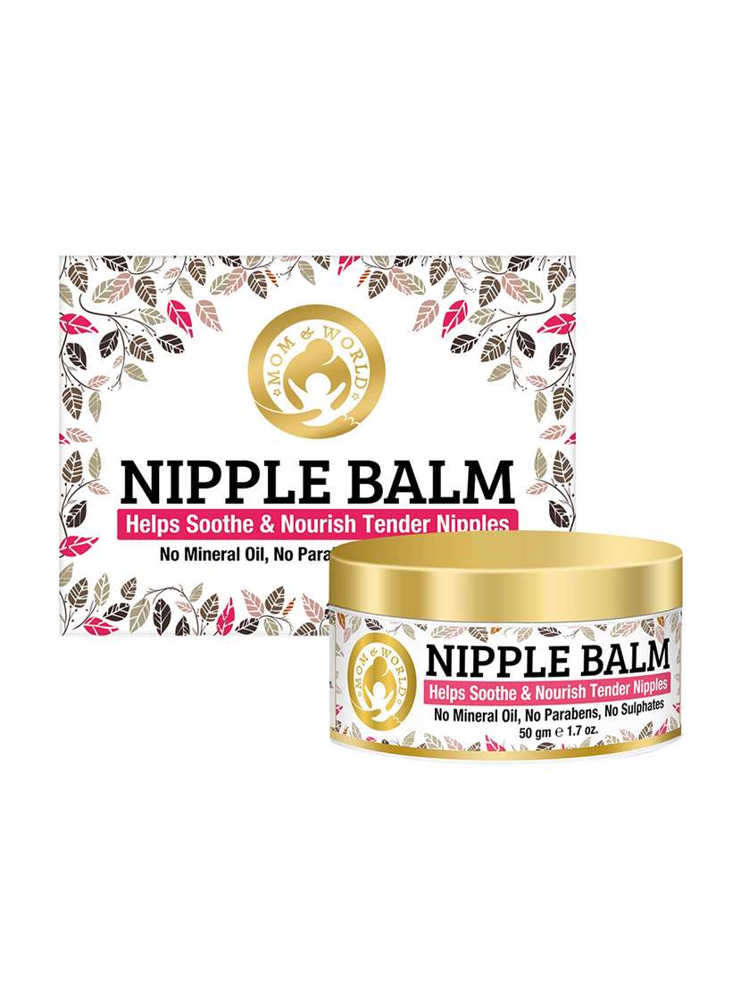 mom & world nipple balm , 50g for sore and cracked nipples