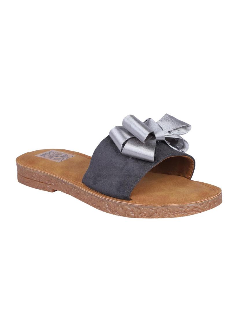msc grey suede slip on sandals - 16548838 -  Zoom Image - 0