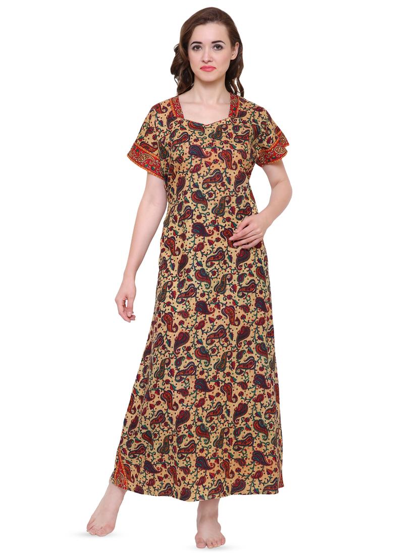 tie back paisley nighty - 16550878 -  Zoom Image - 0