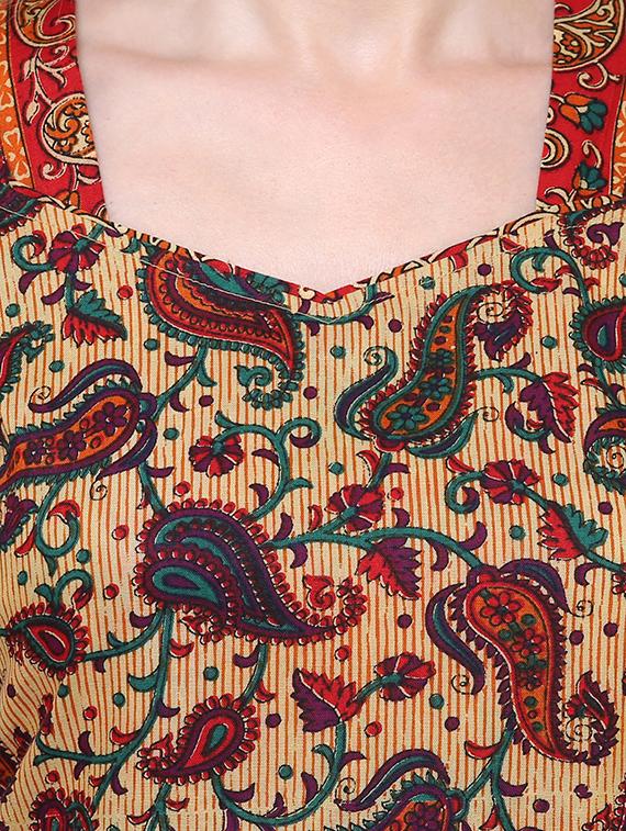 tie back paisley nighty - 16550878 - Standard Image - 3
