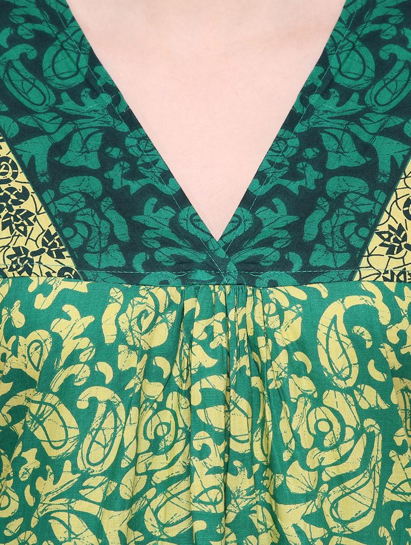 tie back block print nighty - 16550887 - Standard Image - 3