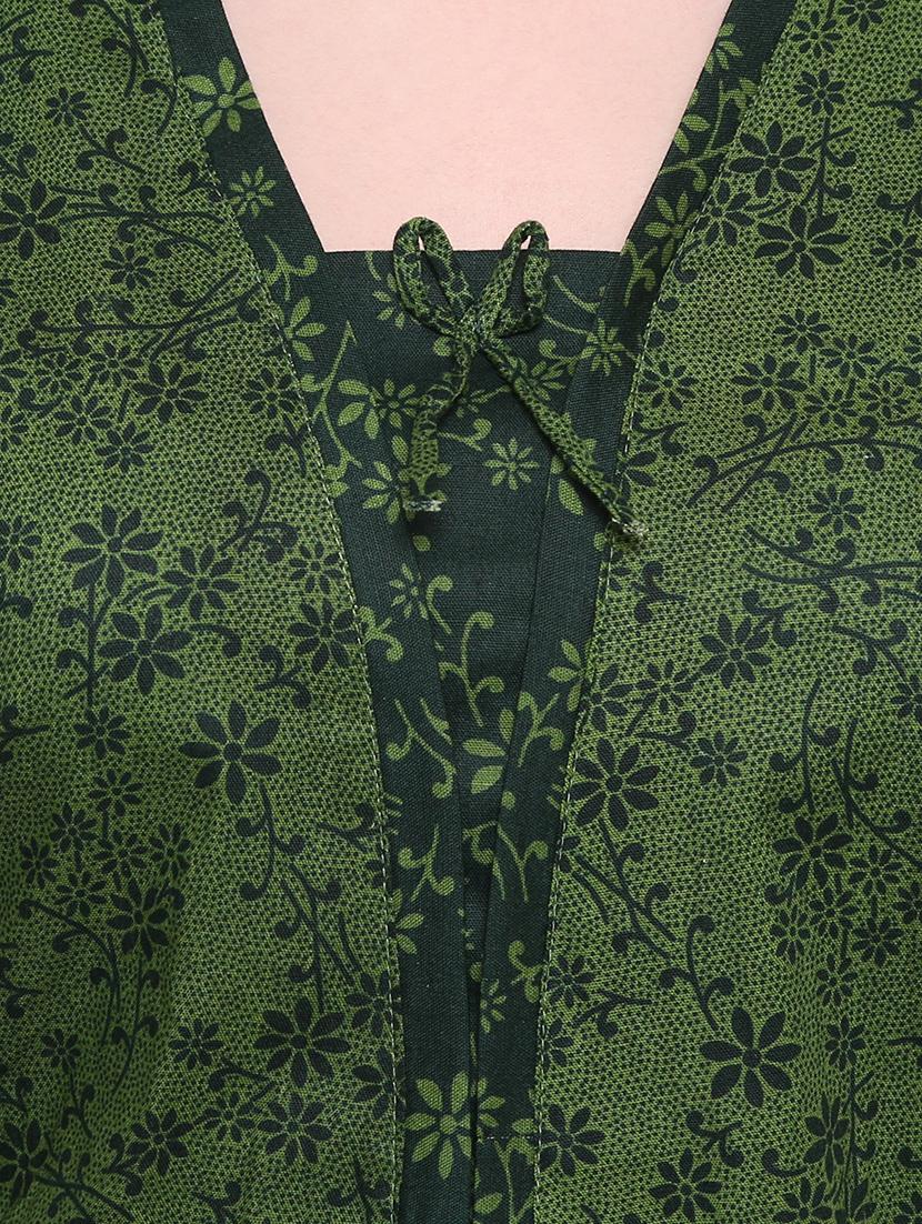 tie back printed nighty - 16550894 - Standard Image - 3