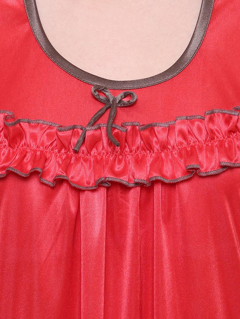 tie back contrast detail top - 16550905 - Standard Image - 3