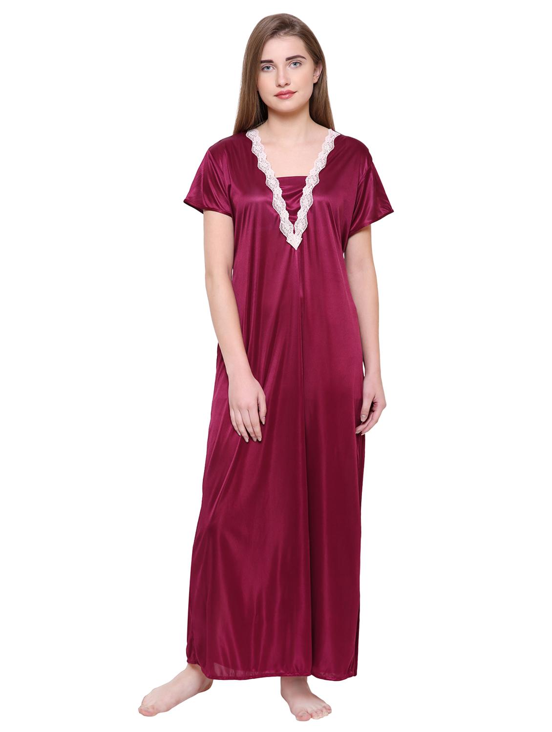tie back lace detail nighty - 16550919 - Zoom Image - 0