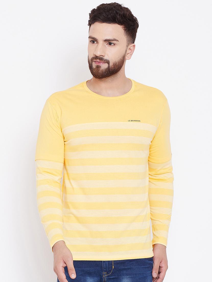 yellow striped t-shirt - 16551483 -  Zoom Image - 0