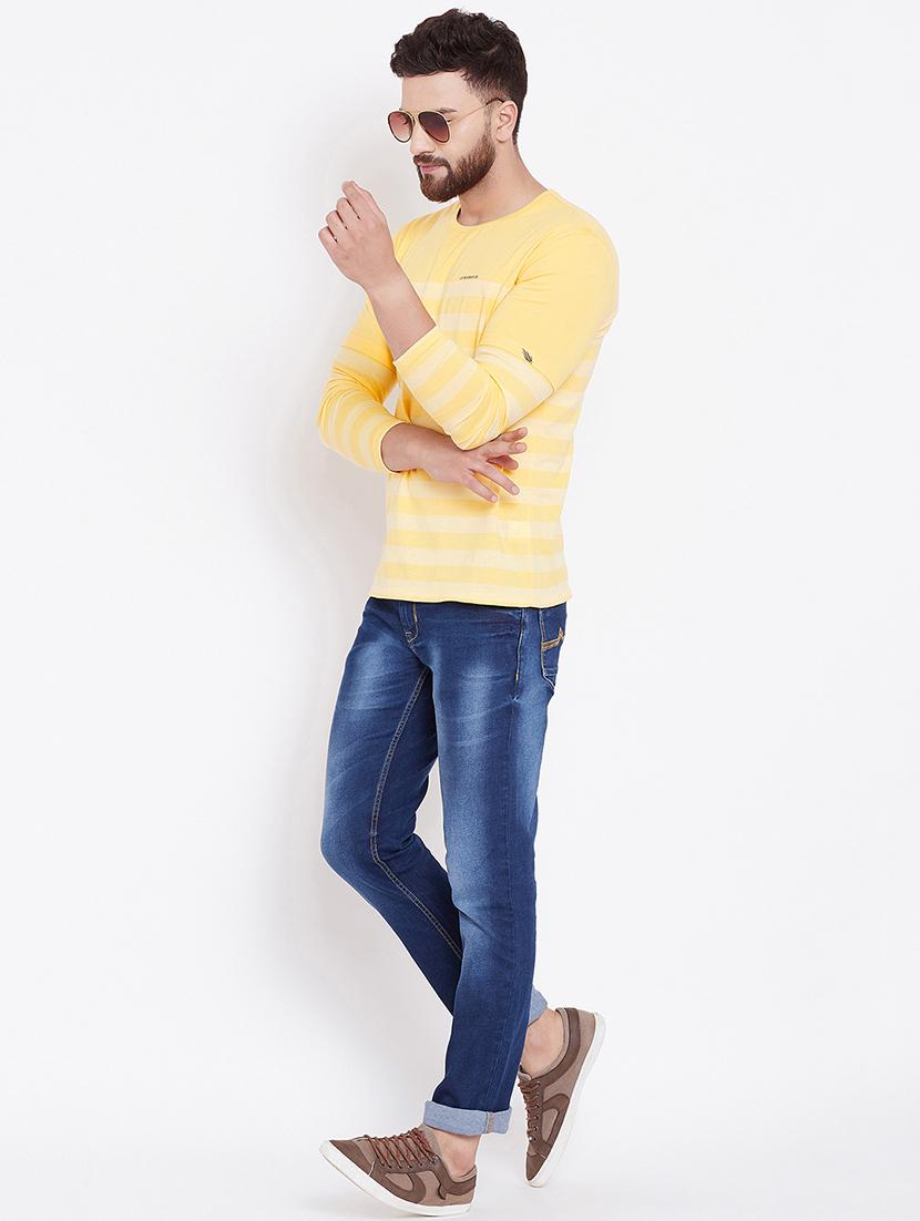 yellow striped t-shirt - 16551483 - Standard Image - 3