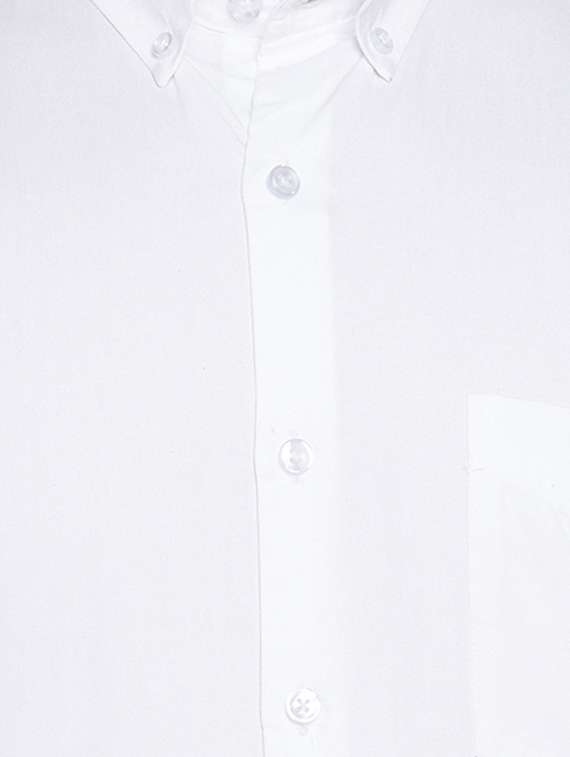 white solid formal shirt - 16552811 -  Standard Image - 3