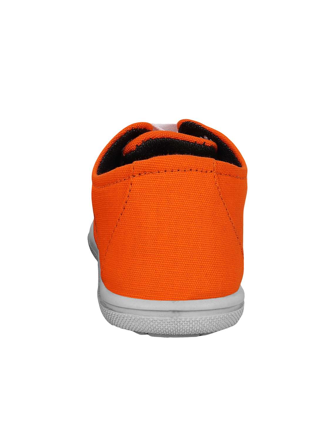 orange canvas lace up sneakers - 16552896 -  Standard Image - 3