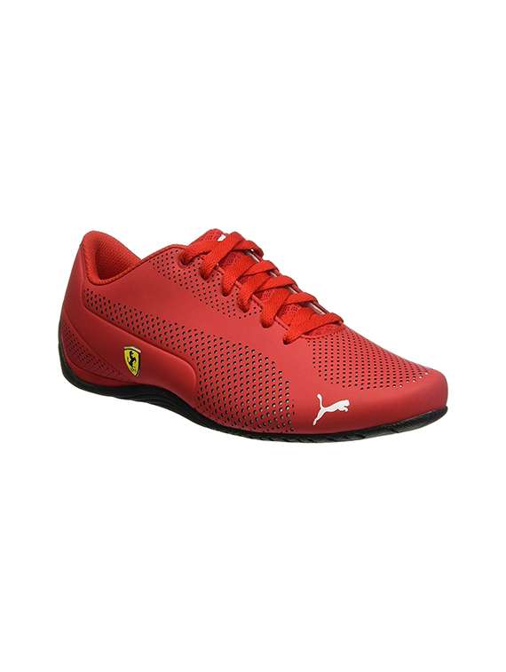 Buy online Puma Red Leather Sport Shoes from Footwear for Men by
