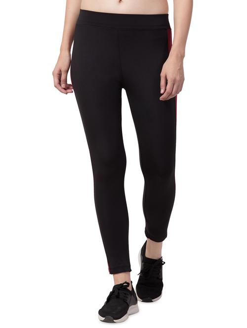 high rise contrast side tapping legging - 16556987 -  Standard Image - 0