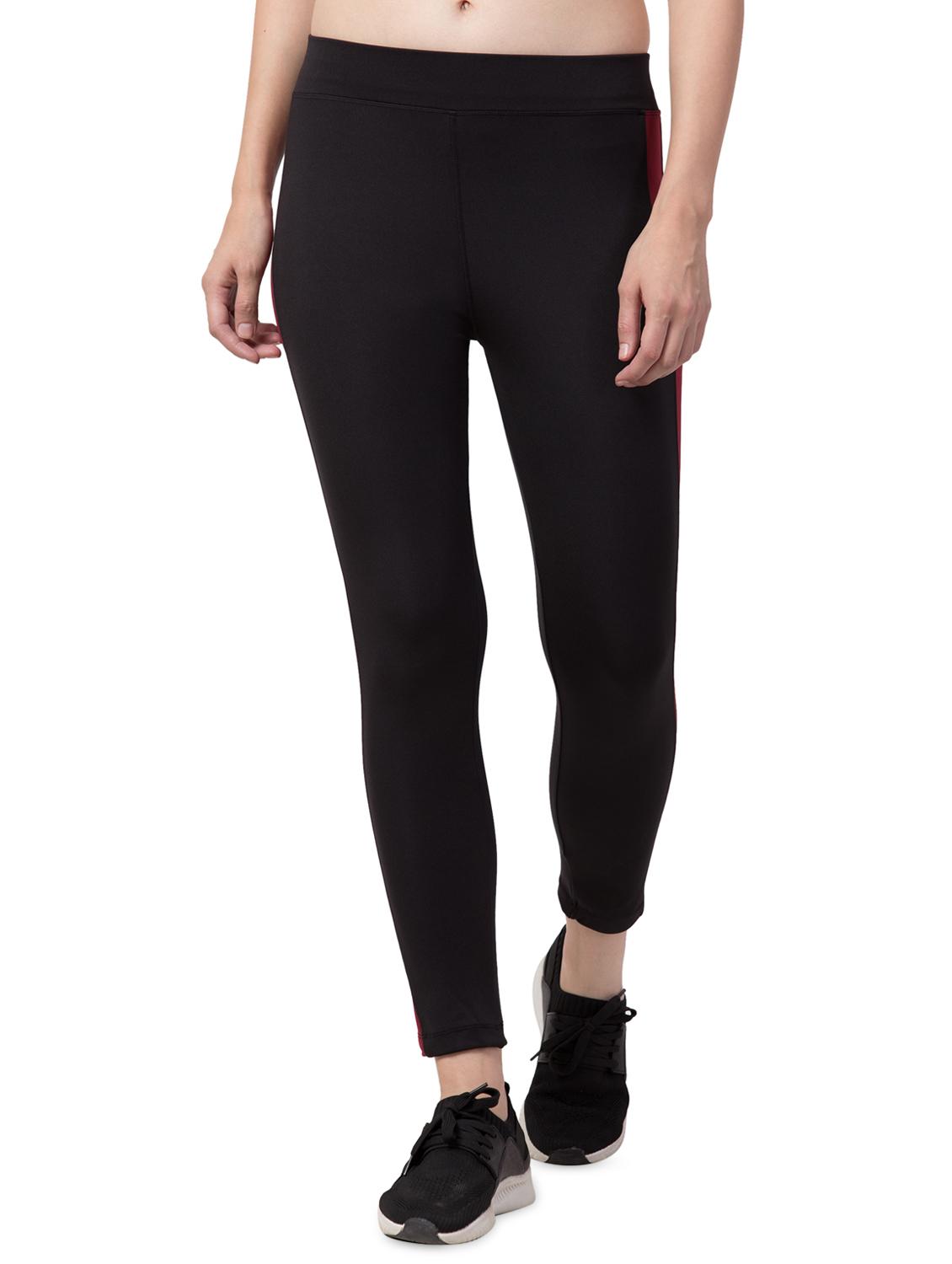 high rise contrast side tapping legging - 16556987 -  Zoom Image - 0
