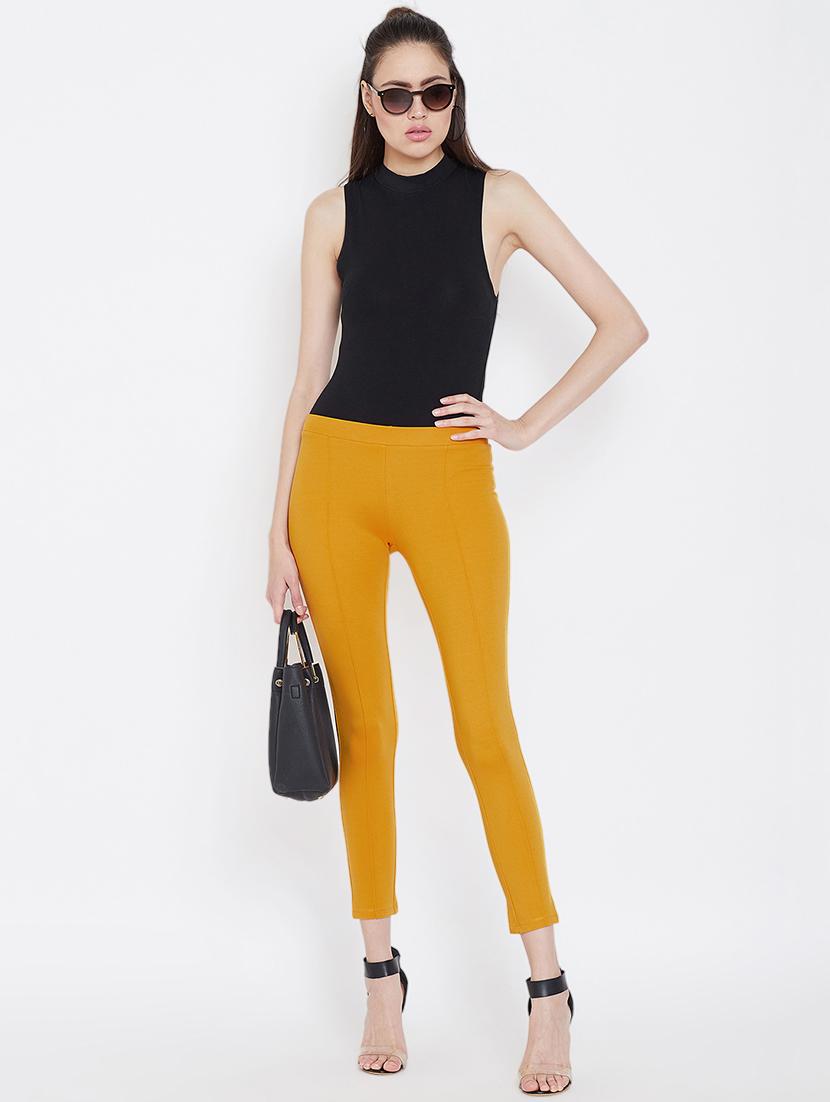 high rise solid jeggings - 16557507 - Standard Image - 3
