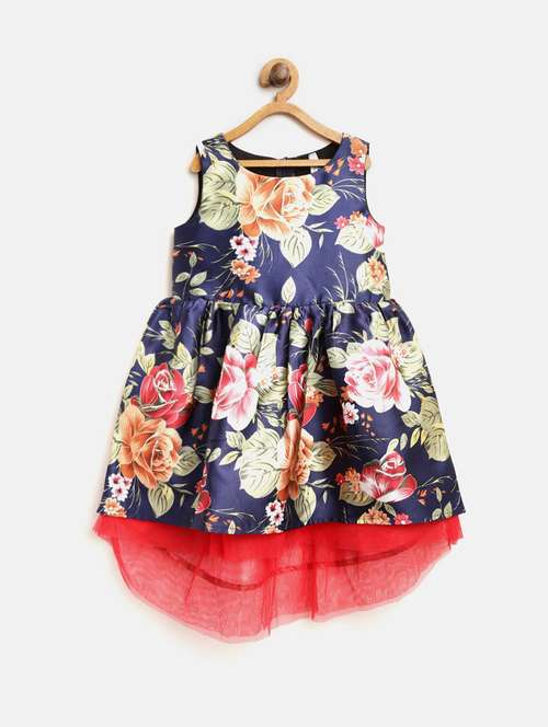 girls round neck sleeveless frock - 16558242 -  Standard Image - 0