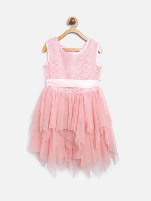 girls round neck sleeveless frock - 16558269 -  Standard Image - 0