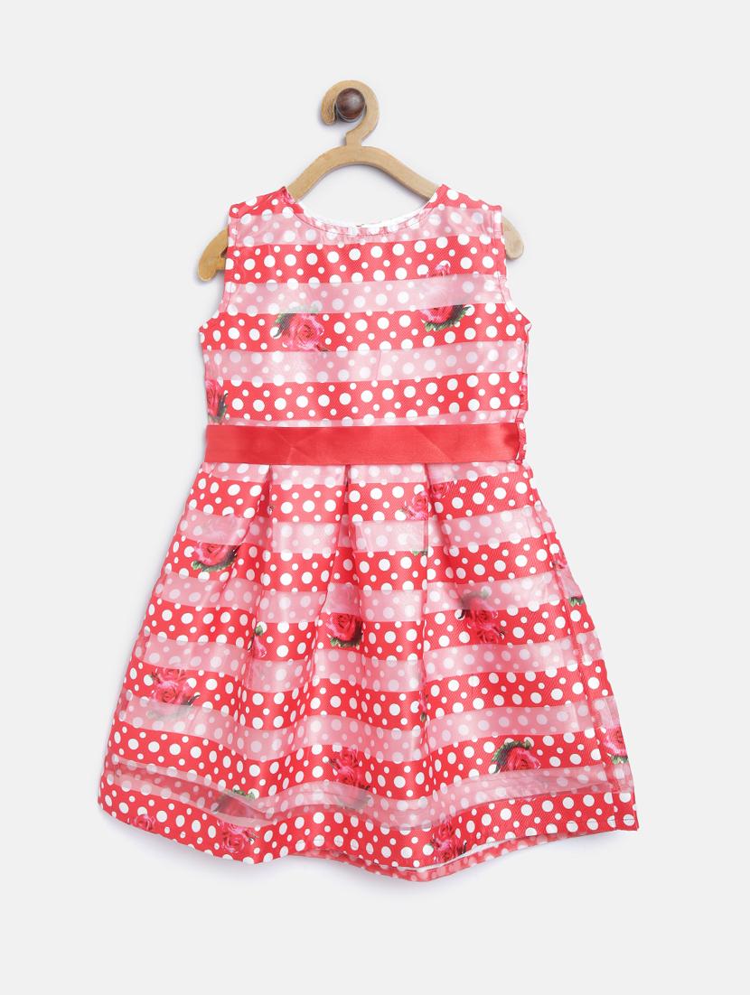 girls round neck sleeveless frock - 16558317 - Zoom Image - 0
