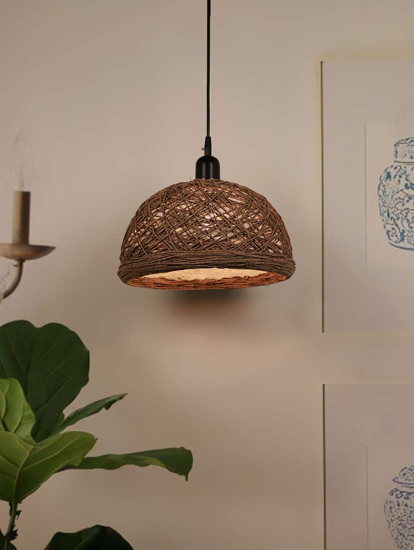 string bowl pendant lamp