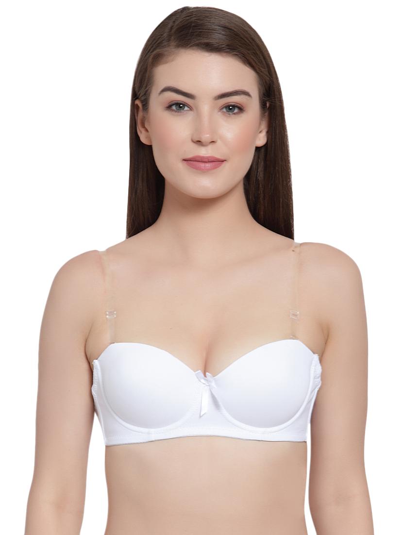bow patch t-shirt bra - 16563077 -  Zoom Image - 0