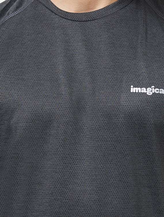 grey solid raglan t-shirt - 16563832 - Standard Image - 3