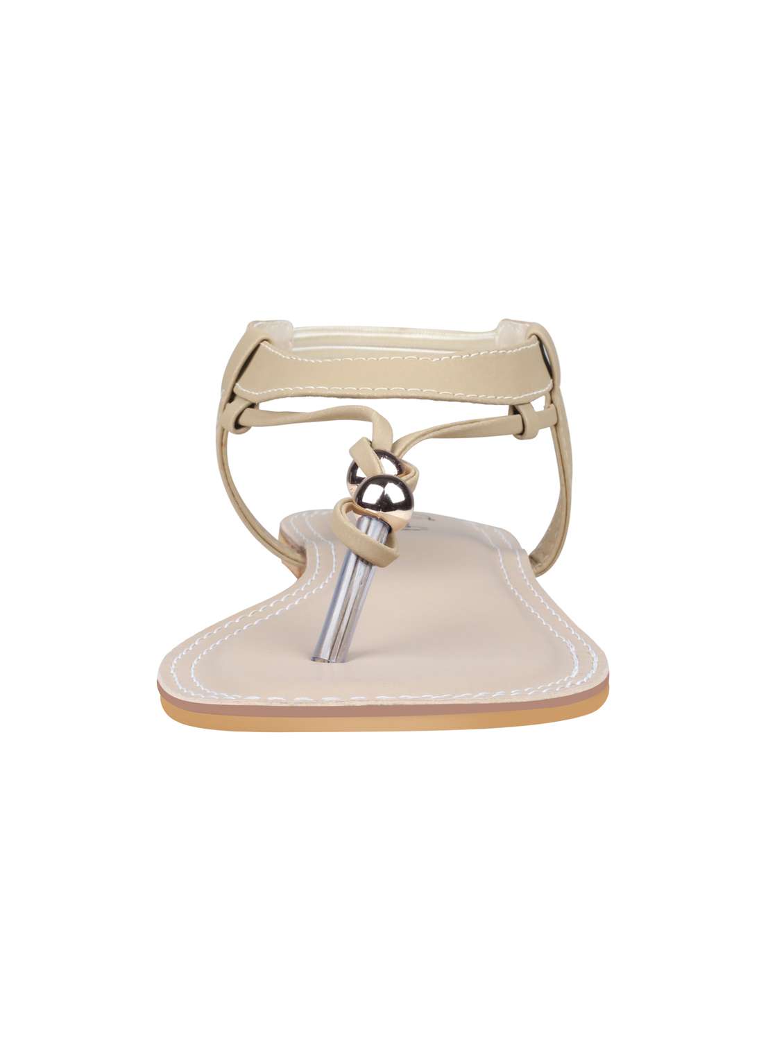 beige back strap sandals - 16566288 -  Standard Image - 3