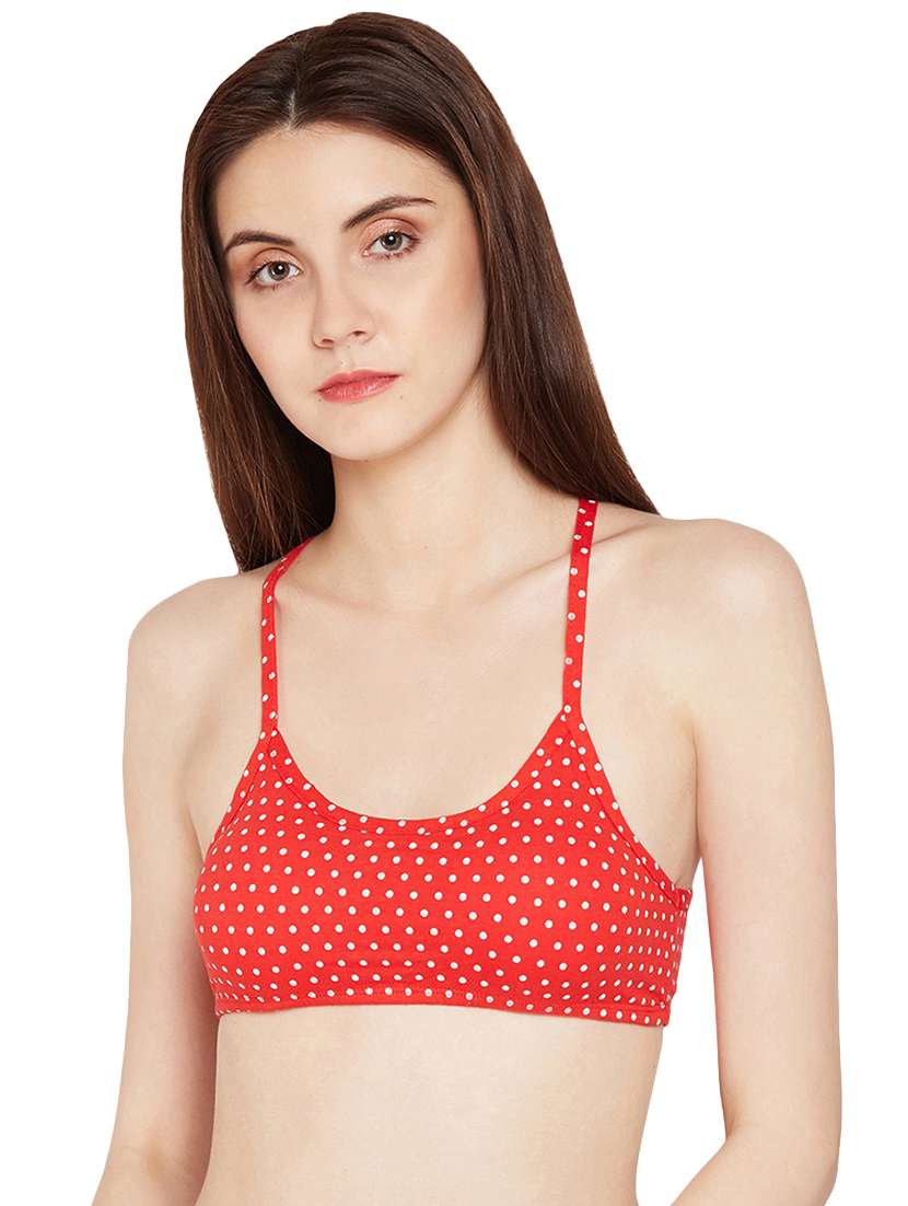 racer back polka dots bra - 16566889 - Zoom Image - 0