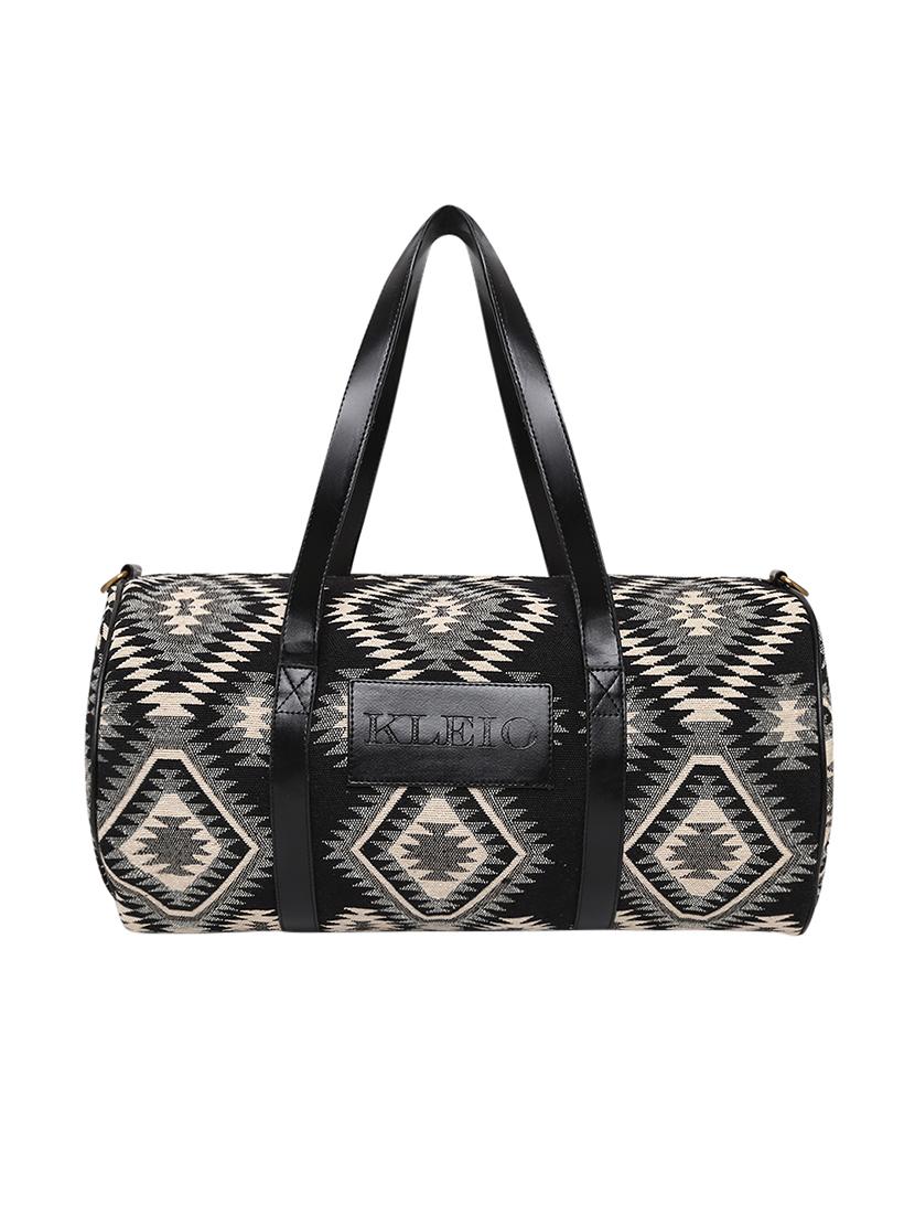 black cotton duffel bag - 16567622 - Zoom Image - 0