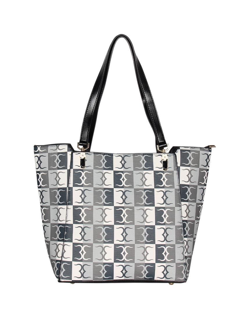 multi colored leatherette (pu) regular tote - 16569800 - Zoom Image - 0