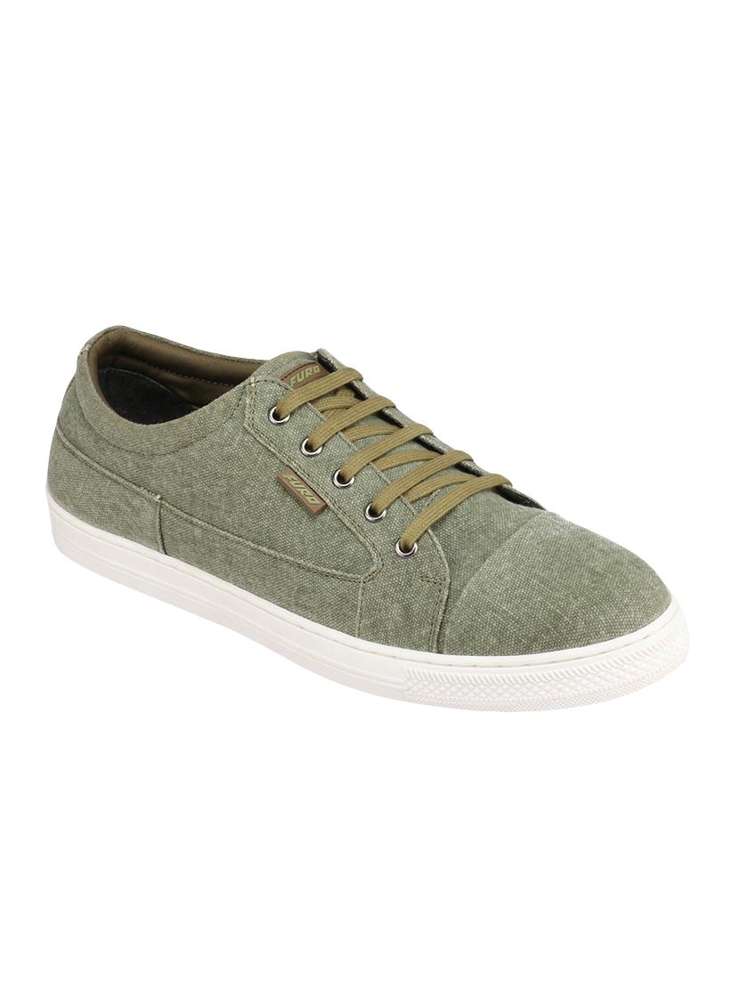 furo green canvas lace up sneakers - 16569865 - Zoom Image - 0