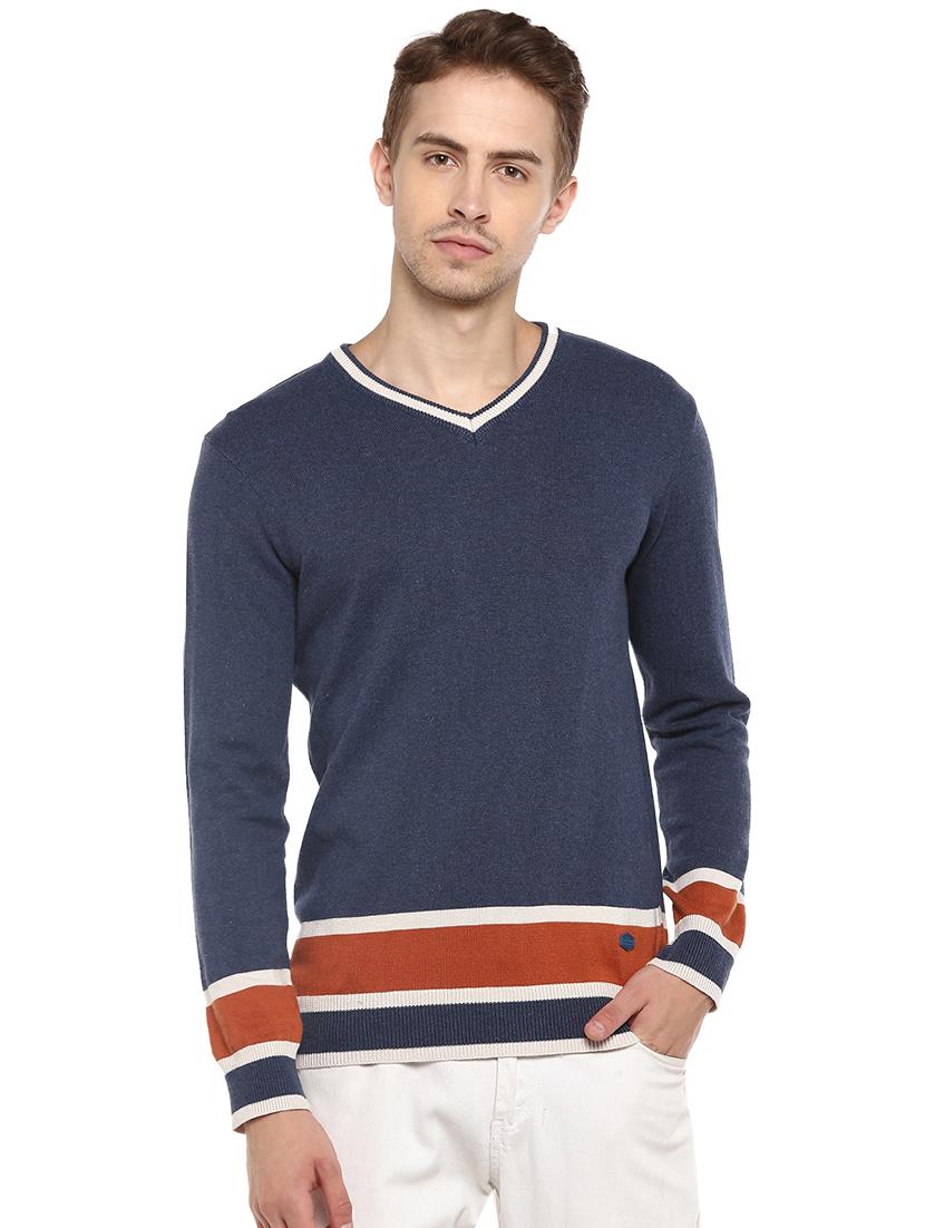 blue striped pullover - 16570195 - Zoom Image - 0