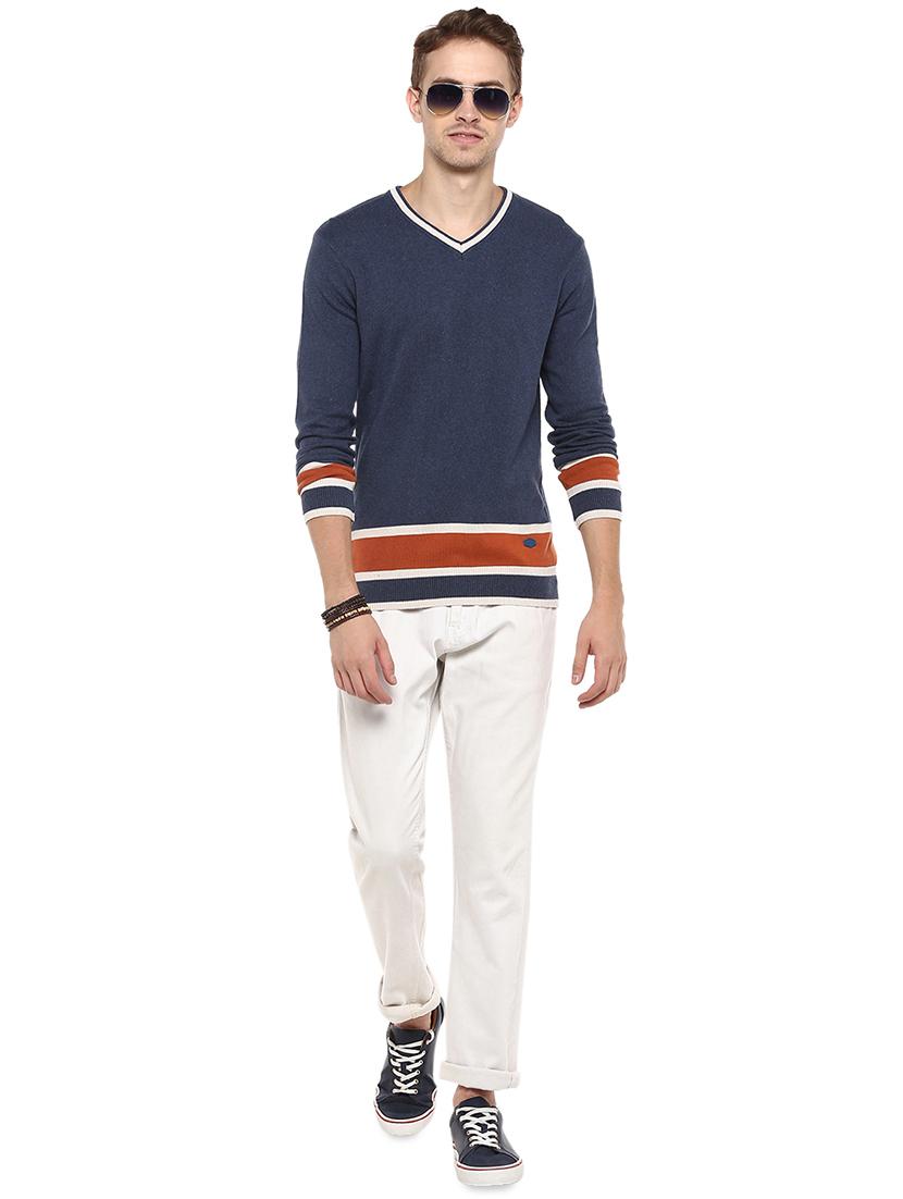 blue striped pullover - 16570195 - Standard Image - 3