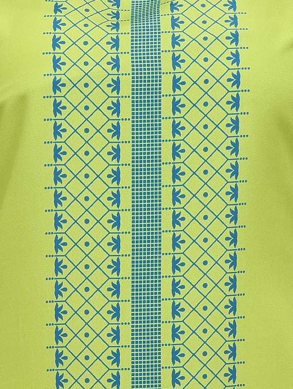 Printed Straight Kurta - 16570334 -  Standard Image - 3