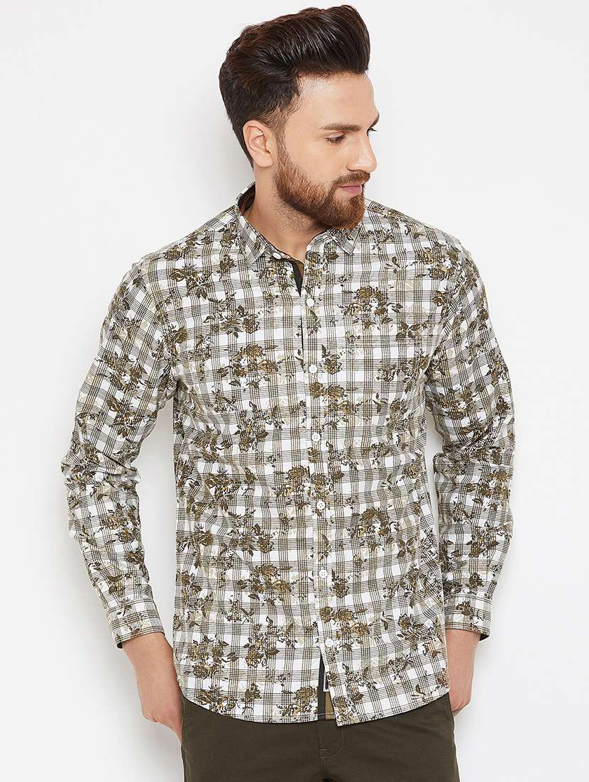 mens florals casual shirt - 16570653 - Zoom Image - 0