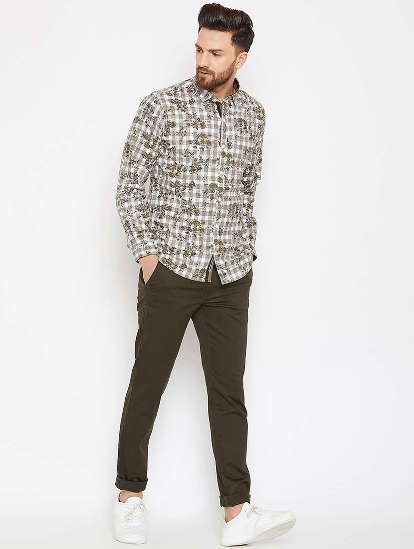 mens florals casual shirt - 16570653 - Standard Image - 3