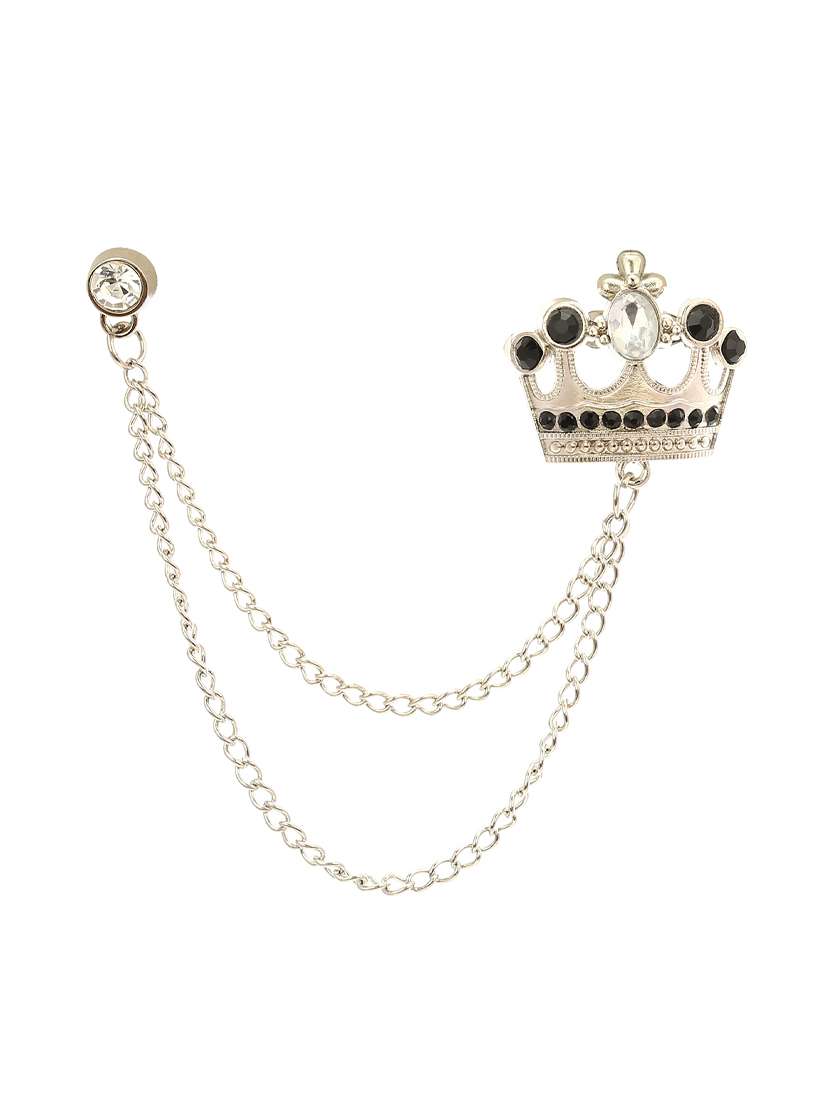 black silver  tone brooch - 16571784 -  Zoom Image - 0