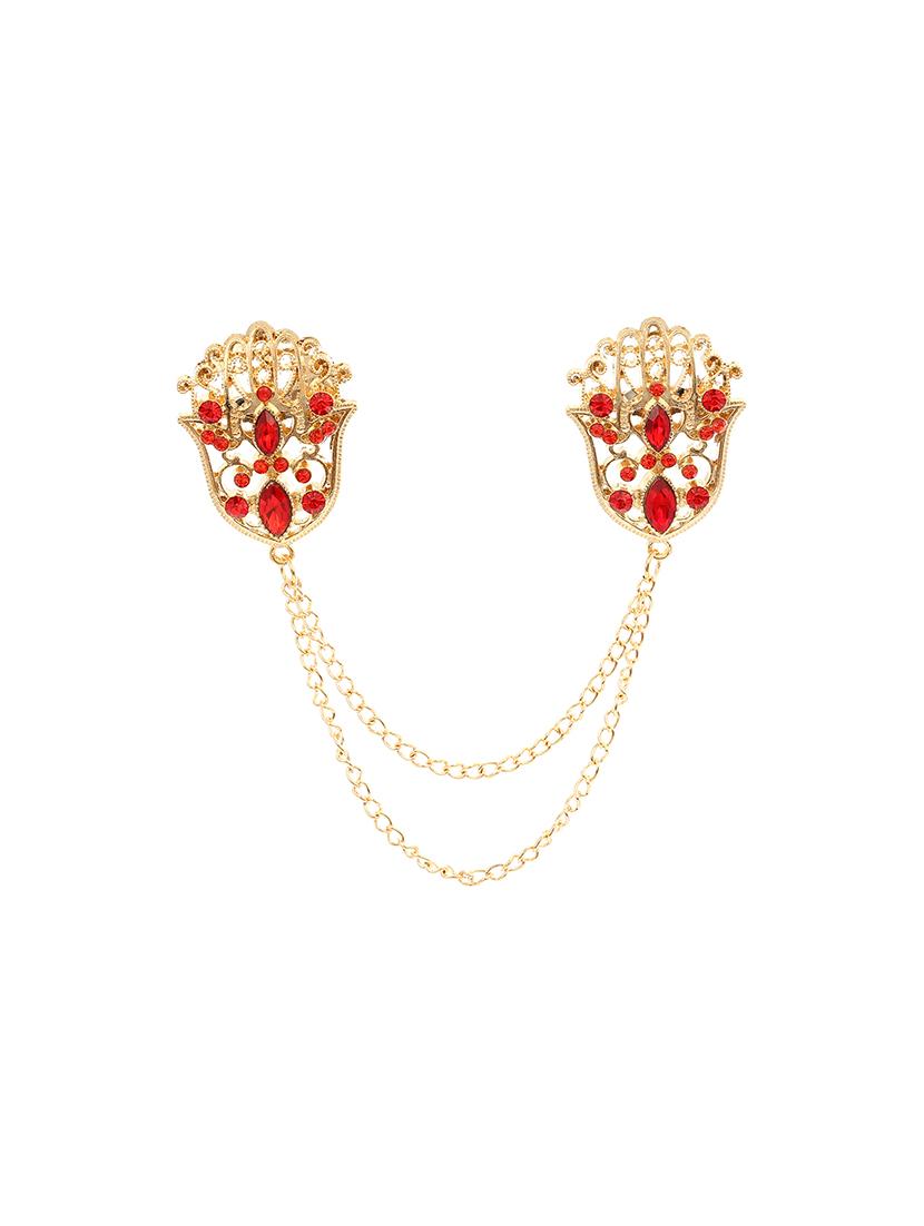 red gold tone brooch - 16571789 - Zoom Image - 0