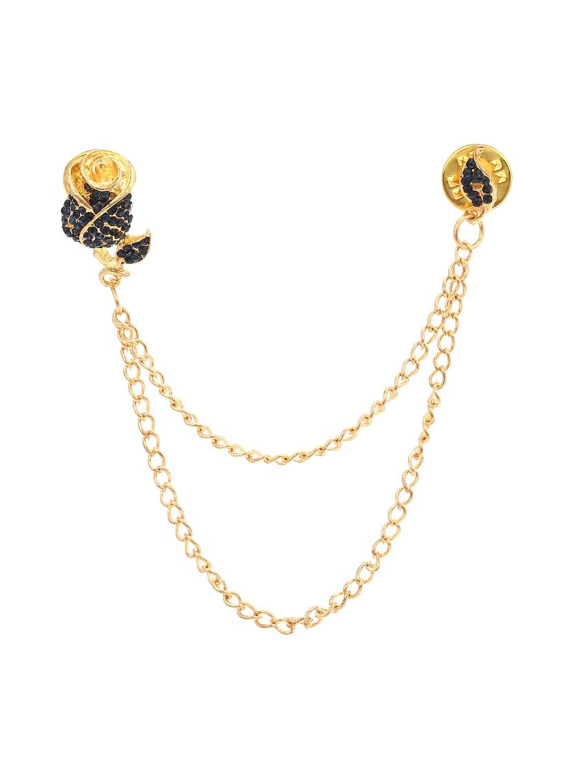 blue gold tone brooch - 16571796 - Zoom Image - 0