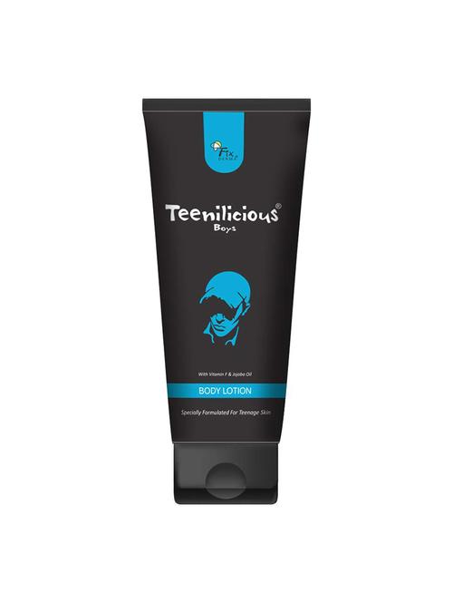 teenilicious body lotion for dry skin with jojoba, shea butter & vitamin f, for mens and boys 150ml - 16573270 - Standard Image - 0