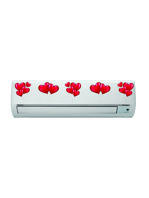 split air conditioner sticker wall sticker   