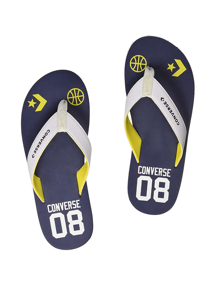 Buy online Blue Toe Separator Flip Flops from Slippers, Flip Flops