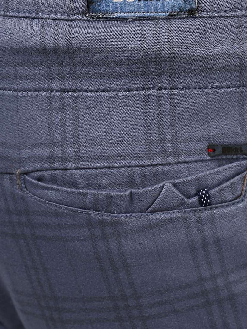 blue checkered chinos - 16584170 -  Standard Image - 5