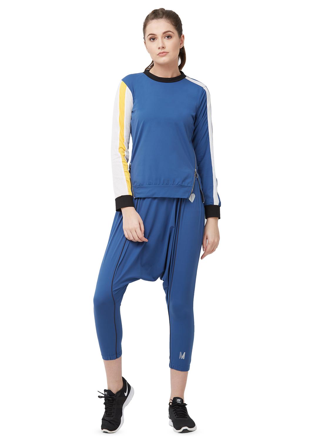 drawstring waist solid track pant - 16585384 - Standard Image - 3