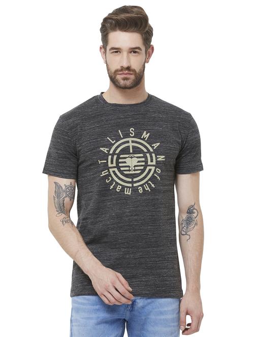 grey typographic chest print t-shirt - 16585442 -  Standard Image - 0