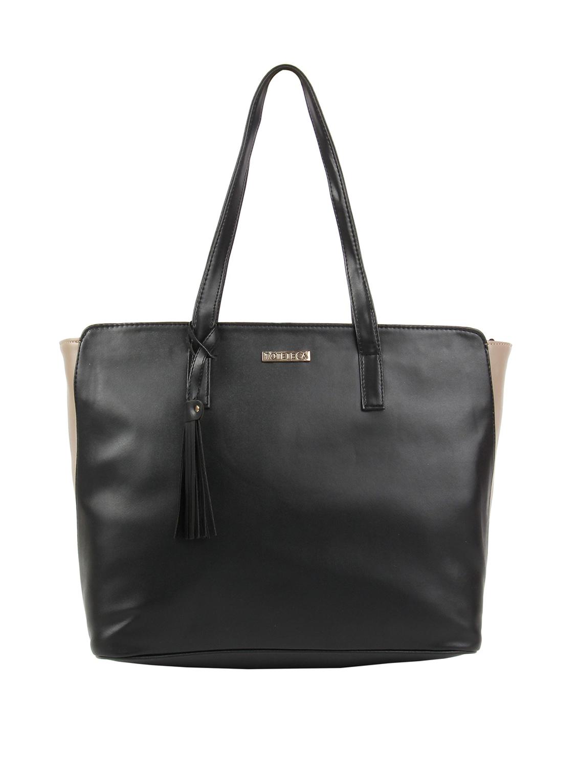 black leatherette (pu) handbag - 16585739 - Zoom Image - 0