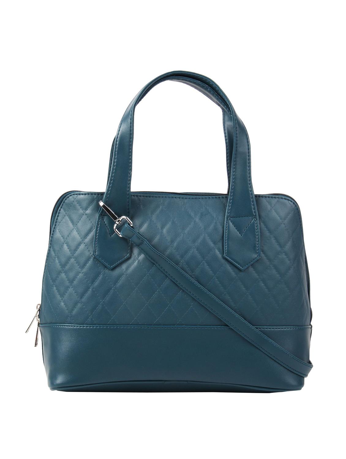 green leatherette (pu) regular handbag - 16585742 -  Zoom Image - 0