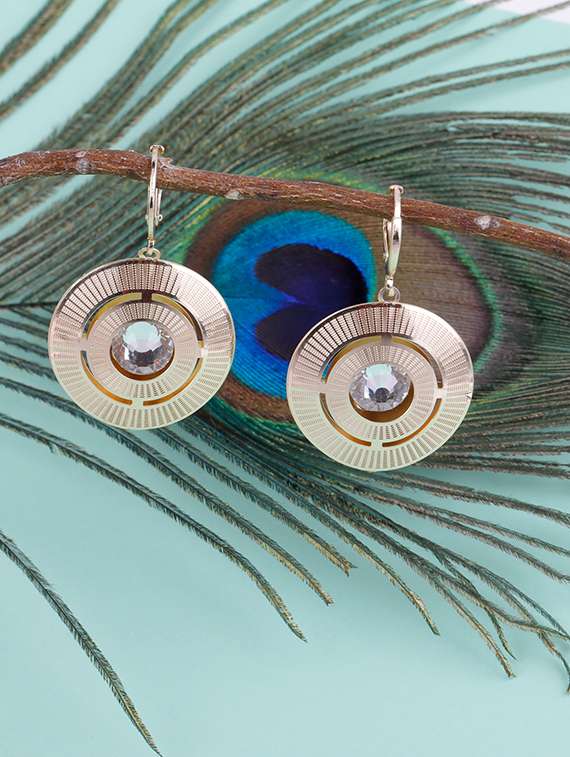 gold metal balli earring