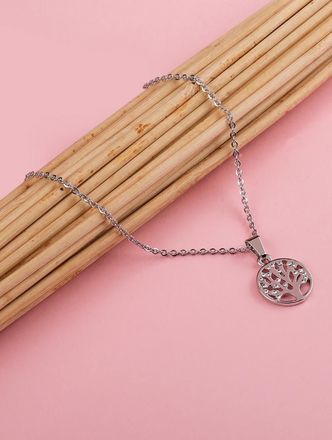 silver metal pendant - 16586044 - Zoom Image - 0
