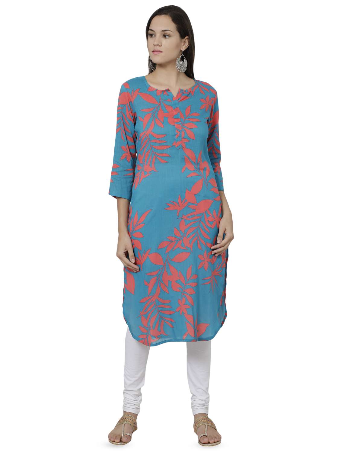 women's straight kurta - 16586310 - Zoom Image - 0