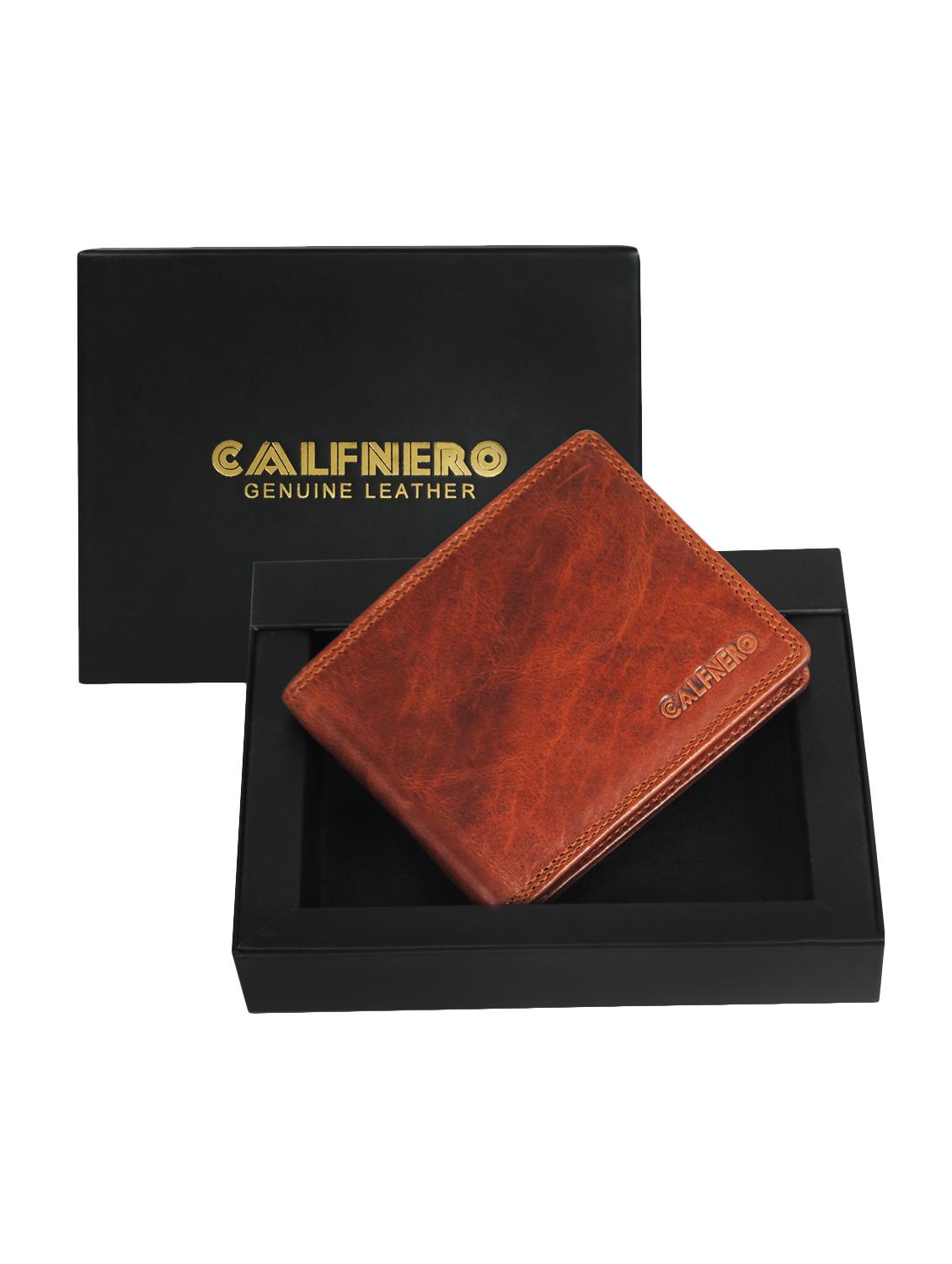 cognac leather wallet - 16587537 - Standard Image - 3