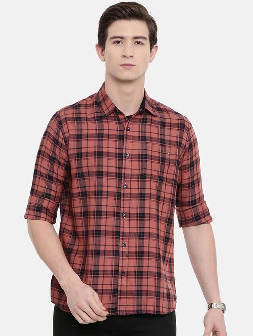red checkered casual shirt - 16588693 - Standard Image - 0