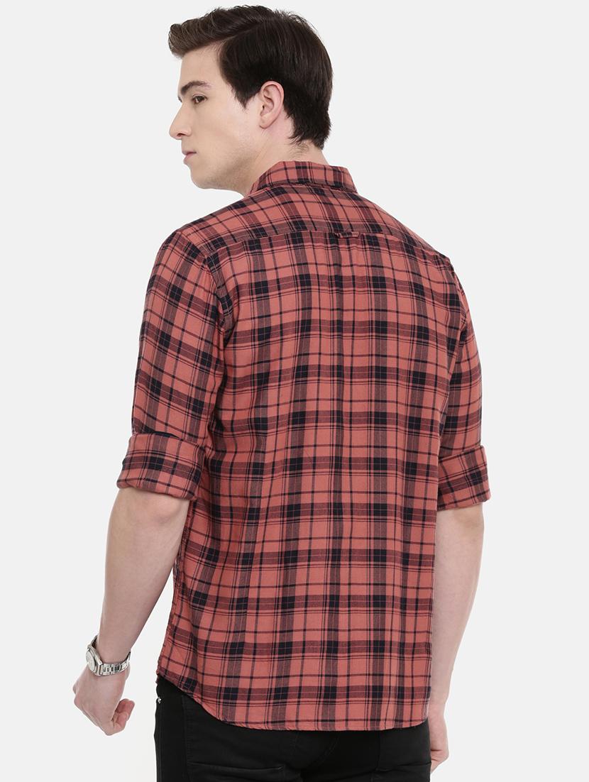 red checkered casual shirt - 16588693 - Standard Image - 3