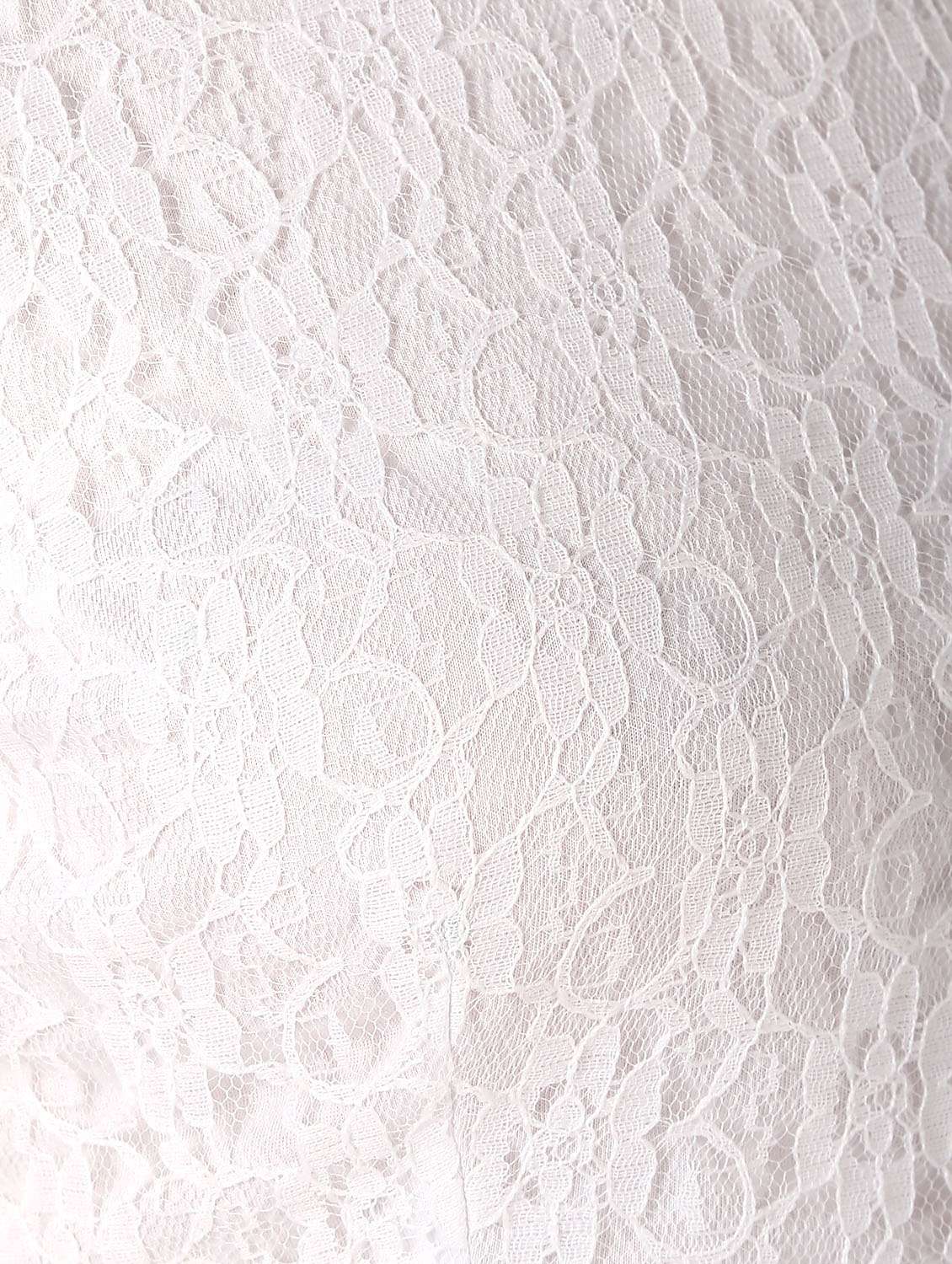 round neck laced crop top - 16589007 -  Standard Image - 5